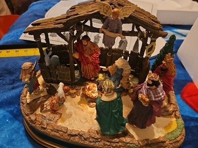 Vintage Mr Christmas Nativity Scene  Away In A Manger  Musical & Animated, 1995