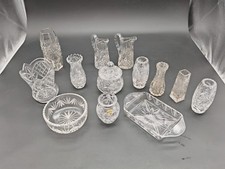 Echtes Bleikristall geschliffen Vasen Schalen Karaffen Vintage