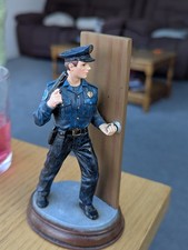 Blue Hats Of Bravery Dangerous Entry Vanmark 2001 6" Police Figur Statue USA