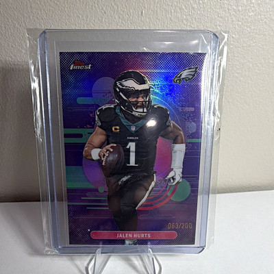 Topps Finest 2024 Jalen Hurts Eagles Finest Performance #144 063/200 NFL