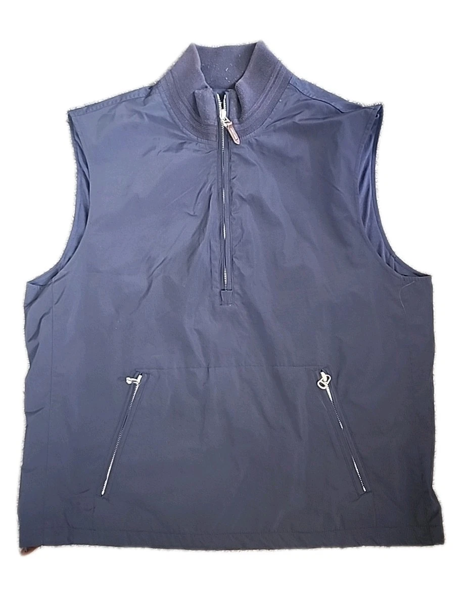 POLO GOLF RALPH LAUREN QUARTER ZIP VEST 2 HAND POCKET ZIP BACK ZIP (L) ⛳️