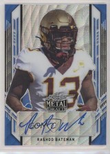 2021 Leaf Metal Draft Portrait Blue Wave /30 Rashod Bateman #PA-RB2 Auto 0c6