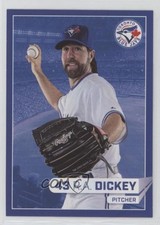 2015 Toronto Blue Jays Fire Safety RA Dickey #43 r5o
