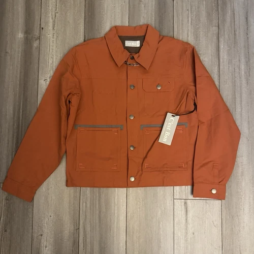 Vintage Jacket C’est Bon Women’s Medium Burnt Orange Button Up NWT - product listing photo