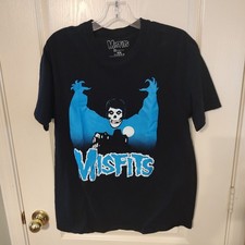 Rare MISFITS VAMPIRE Members Cotton Black Men's T-shirt Short Sleeve Size Large