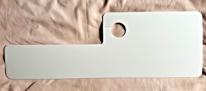 Ultimate Clothing Rack Dividers Blank White Plastic 18"x6" Pack of 10 USED