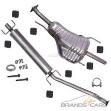 ATEC AUSPUFFANLAGE MITTELSCHALLDÄMPFER ENDSCHALLDÄMPFER FÜR OPEL ASTRA G Caravan