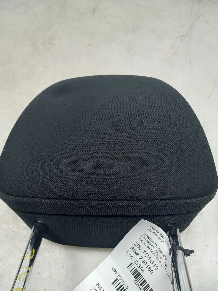 13 TOYOTA YARIS L REPOSACABEZAS DERECHO PASAJERO DELANTERO NEGRO-FG10 Foto 2 de 4