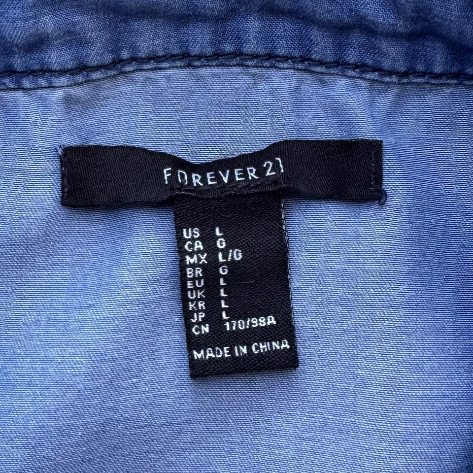 Mono para mujer Forever 21 mediano manga corta cremallera frontal talla grande Foto 2 de 4