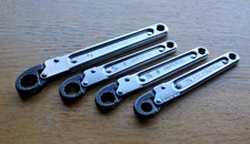 Set of 4 Imperial Chicago Kwik-Tite Ratcheting Wrench 5/8 9/16 1/2 MV Catco 3/8