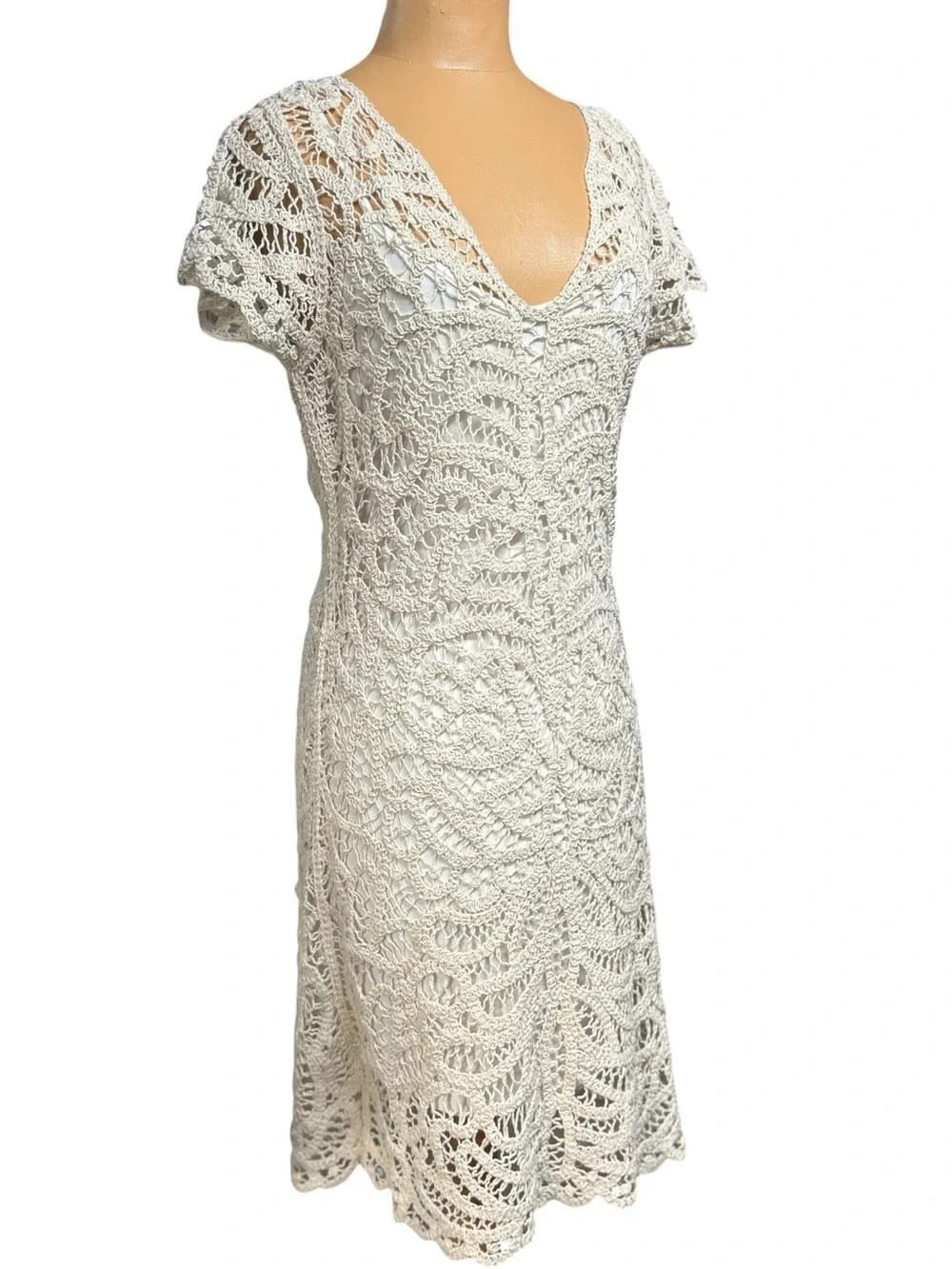 Boston Proper Dress Cotton Lined Size S