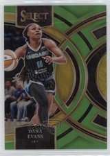 2024 Panini Select WNBA Premier Level Neon Green Prizm 15/75 Dana Evans 1hs9