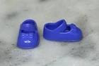 Vintage *Barbie* Shoes for Kelly ~Dark Purple Mary Jane w/ Bows, 90's, FLAWS
