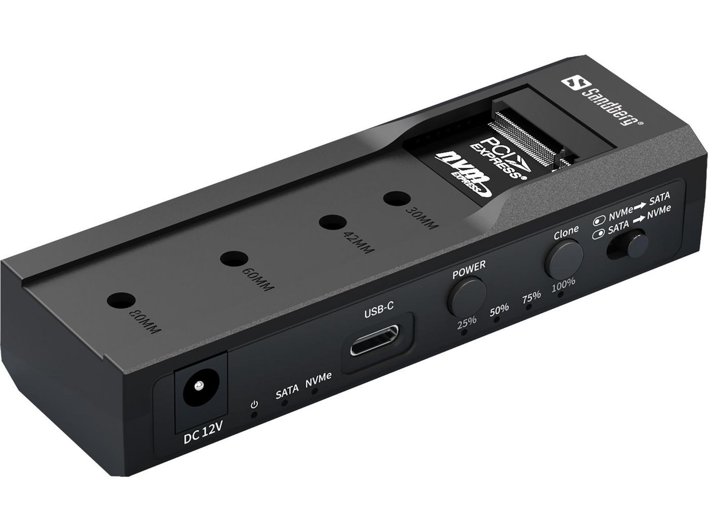 Sandberg 136-49 USB-3 Cloner+Dock M2+NVMe+SATA