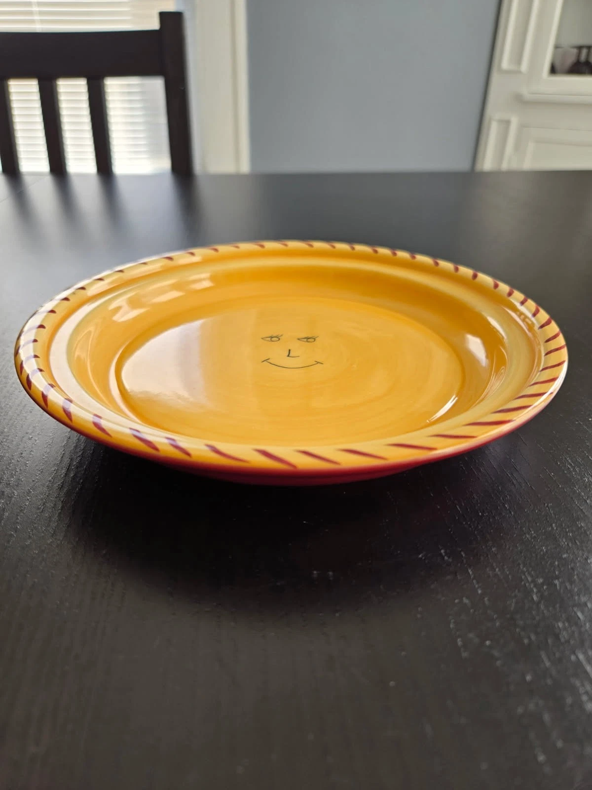 Pfaltzgraff Pistoulet round covered butter dish - yellow base only; no lid
