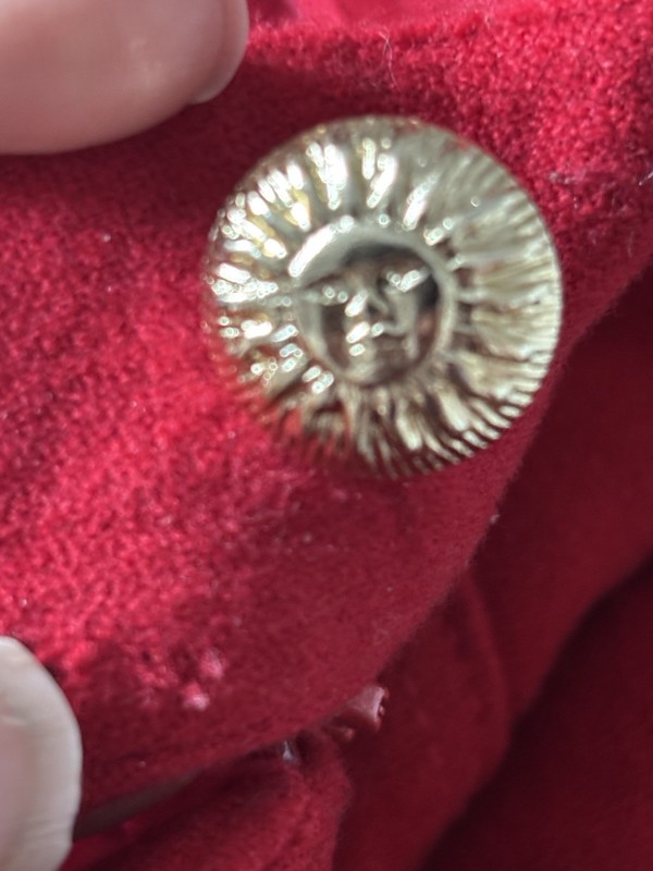 Versace Medusa Vintage Button