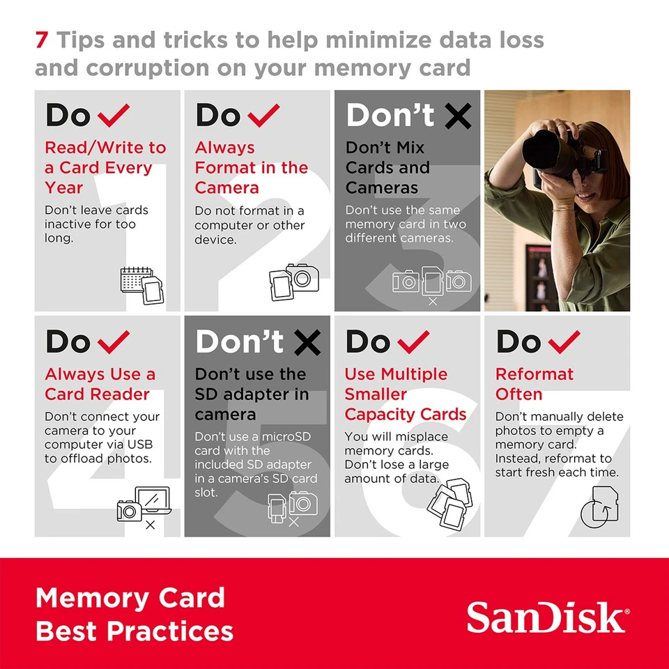 SanDisk Extreme 2TB UHS-I U3 microSDXC Memory Card with SD Adapter - Image 3 of 4