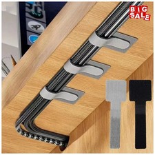 10/20Pcs Self Adhesive Reusable Cable Ties Wire Organizer Storage Stand Mouse Ea