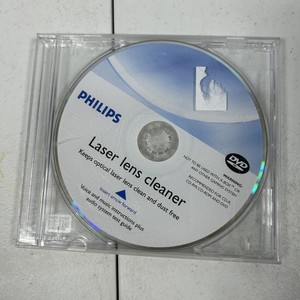 Philips Laser Lens Cleaner Disc for CD-R, CD-RW, CD-ROM, DVD Players