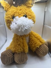 Fiesta Scruffy Yellow Sitting Giraffe Plush Stuffed Animal Has Hang Tag #A69211