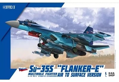 Modellbausatz Su-35S Flanker-E mit Luft-Boden-Waffen Maßstab 1:72