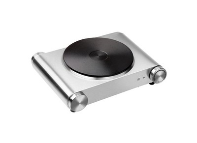 Nesco SB-01 Stainless Steel Electric Burner, 1500-watt, standard, Silver