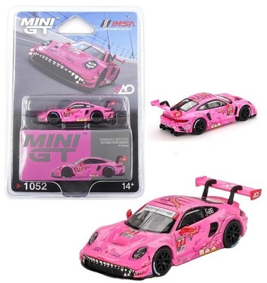 MINI GT #1052 - PORSCHE 911 GT3 R #77 - AO RACING ROXY 2024 IMSA