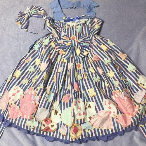 Angelic Pretty Candy Sprinkle JSK + Headbow Set | Sweet Lolita Kawaii