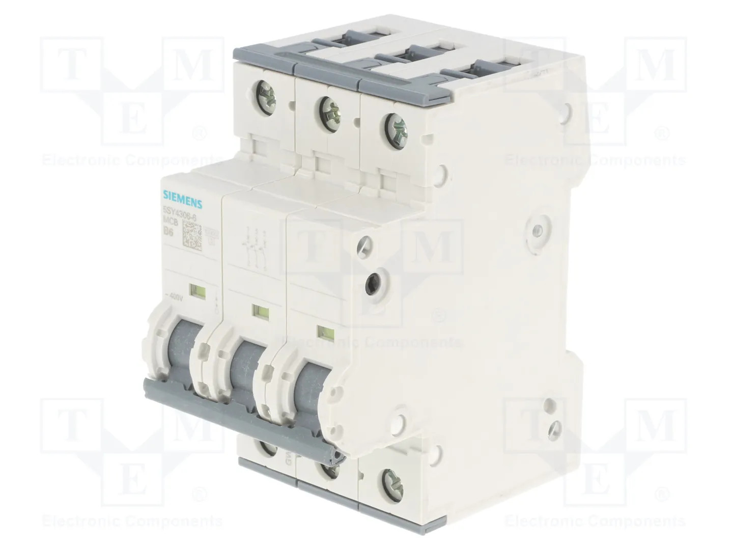 Siemens Chiara 5Sy43066 5Sy4306-6 Interruttore Magnetotermico 6 A 230 V, 400 V - Immagine 3