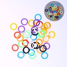 30 Pcs Elastic Key Caps Silicone Key Covers Bright Colored Key Identifier Tags