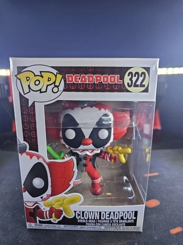 Funko POP! - Marvel - Deadpool - #322 Clown Deadpool - Vinyl Bobblehead Figure