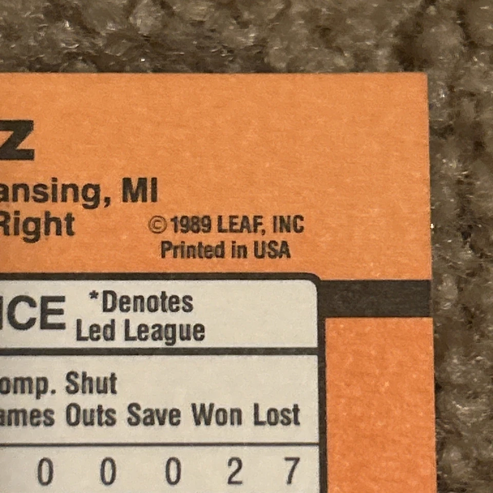 90 Donruss 双错误 Mvp Tom Glavine,John Smoltz BC-12 Tom Glavine 图为  — 第 3/4 张图片