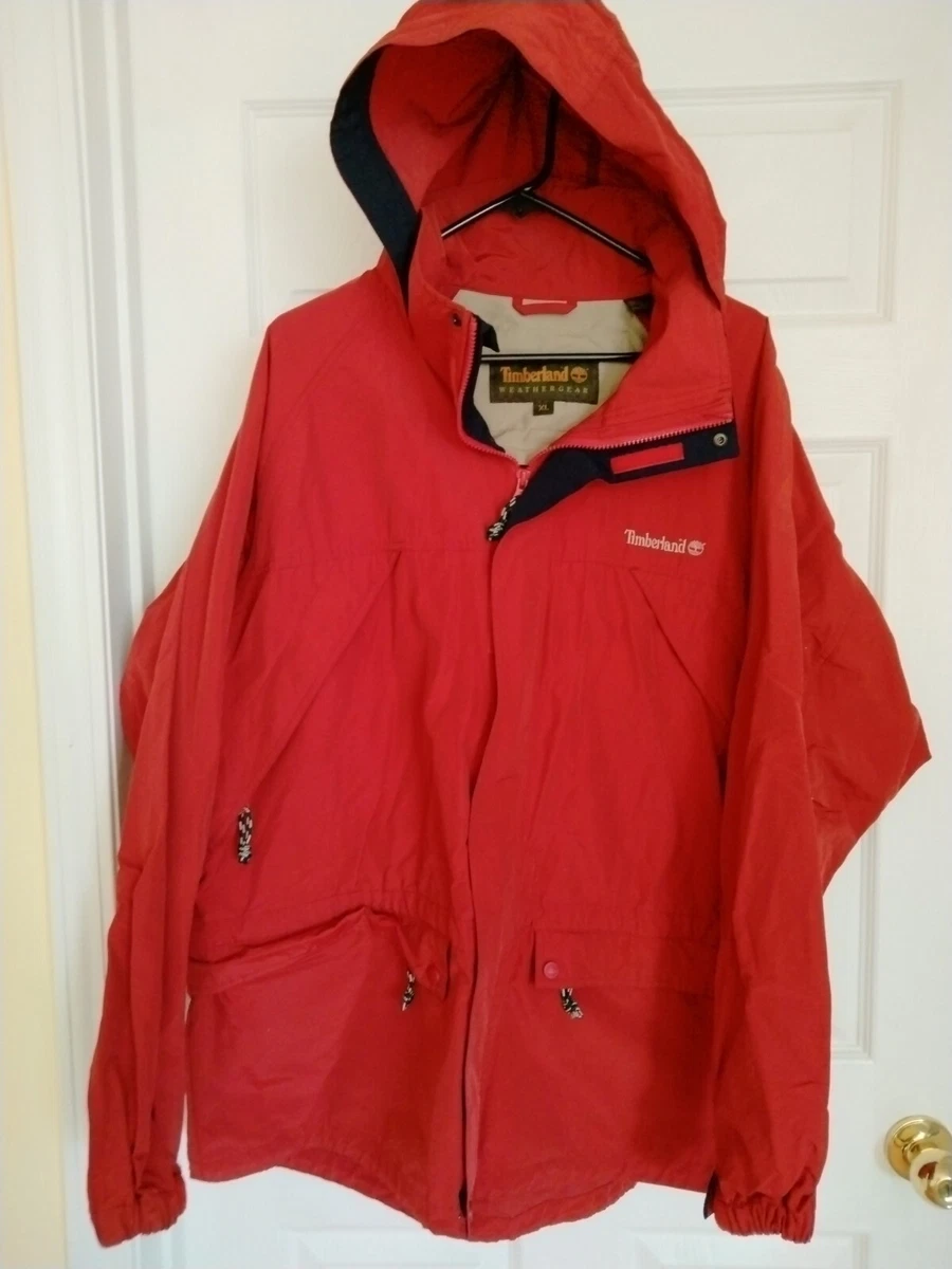 Timberland jacket red cheap