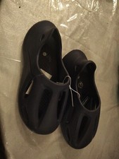 MENS SLIP ON navy GARDEN CLOG NON SKID WATER MULE LIGHTWEIGHT SANDALS SHOES 