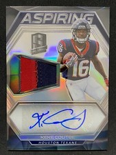 2018 Panini Spectra Keke Coutee Aspiring Patch Autographs #/249 #APA-KC