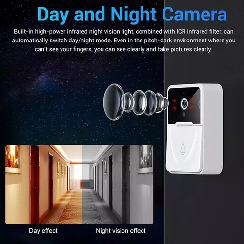 Wireless Security Smart WiFi Doorbell Intercom Video Camera Door Ring Bell Chime - Picture 9 of 12