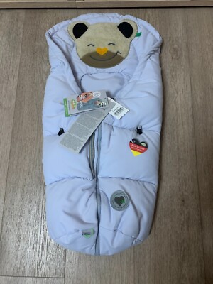 Odenwälder Babynest Mucki Fußsack für Tragewanne und Autositz NEU silent grey