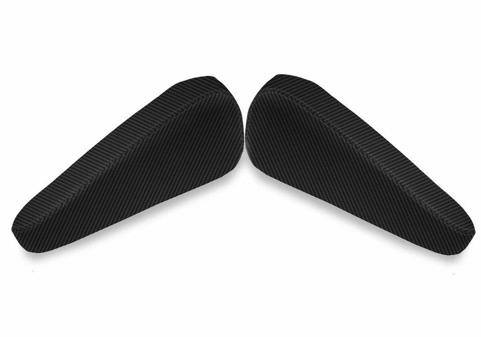 Cubierta de reposabrazos de asiento de fibra de carbono negra para Chevrolet Astro 1995-2005 Foto 4 de 4