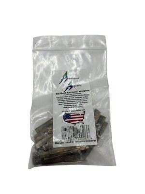 Bag of 50-Plant Weights/Anchors Lead Ribbon Live Plants  Weight Anchor Strips