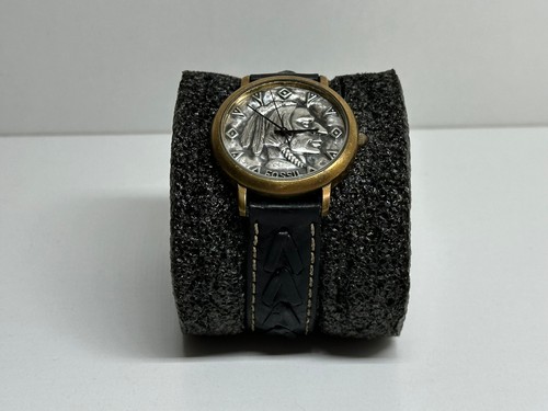 Reloj Vintage Fossil Native American Indian Watch 37 mm EC-6849 ⚡LISTO PARA FLASH⚡ - Imagen 3 de 21