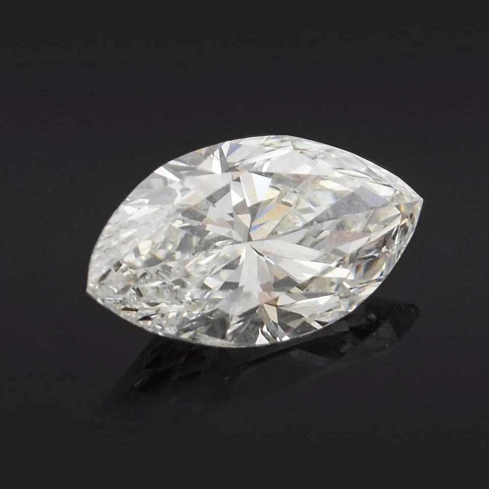 GIA Certified 0.89 Carat Marquise Brilliant I SI2 Diamond 8.93 x 4.95 x 3.34 mm - Image 3 of 4