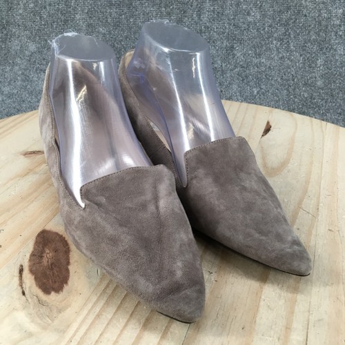 Cole Haan Shoes Womens 9.5 B Almond Toe Ballet Flats Comfort W05012 Beige Suede - 第 3/18 張圖片