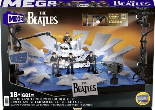 WB MEGA Brands - The Beatles Building Toy Kit with Lights (681