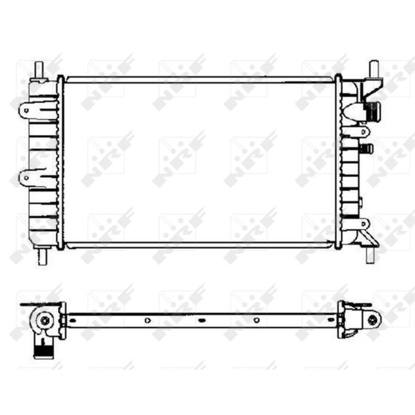 KüHler WasserküHler FüR Ford Escort V AAL ABL 1.4 1.6 ALL 1.4I ANL GAL AFF-image