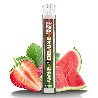 Smoking Juice DELUXE Erdbeere Wassermelone Einweg E-Shisha 20mg Nikotin 600 Züge