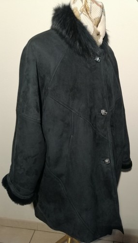 Montone SHEARLING donna misure comode introvabile 60 IT in ottime condizioni - Foto 5 di 12
