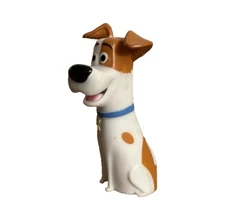 Smiling MAX  Secret Life Of Pets, Movie Dogs 1  1/2 inch pvc toy