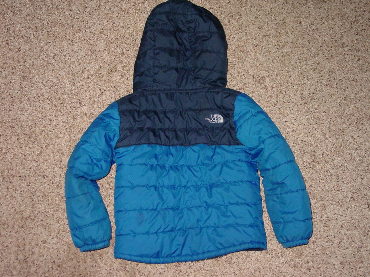 Boys The North Face NF0A34QW Reversible Blue Mount Chimborazo