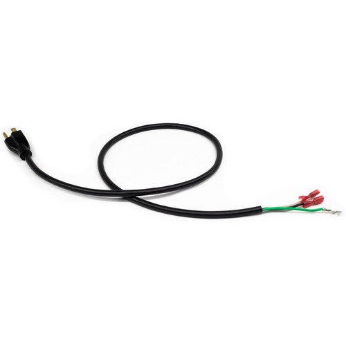 3-Prong AC Grounded Power Cord w/ Ring Terminal Ground - Picture 2 of 4