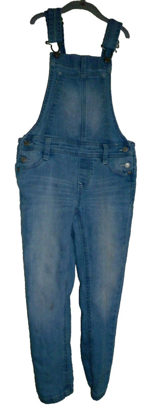 **LEE** Girl's Denim Jeans Overalls ((S)) 72%Cotton* 27% Polyester* 1% Spandex.